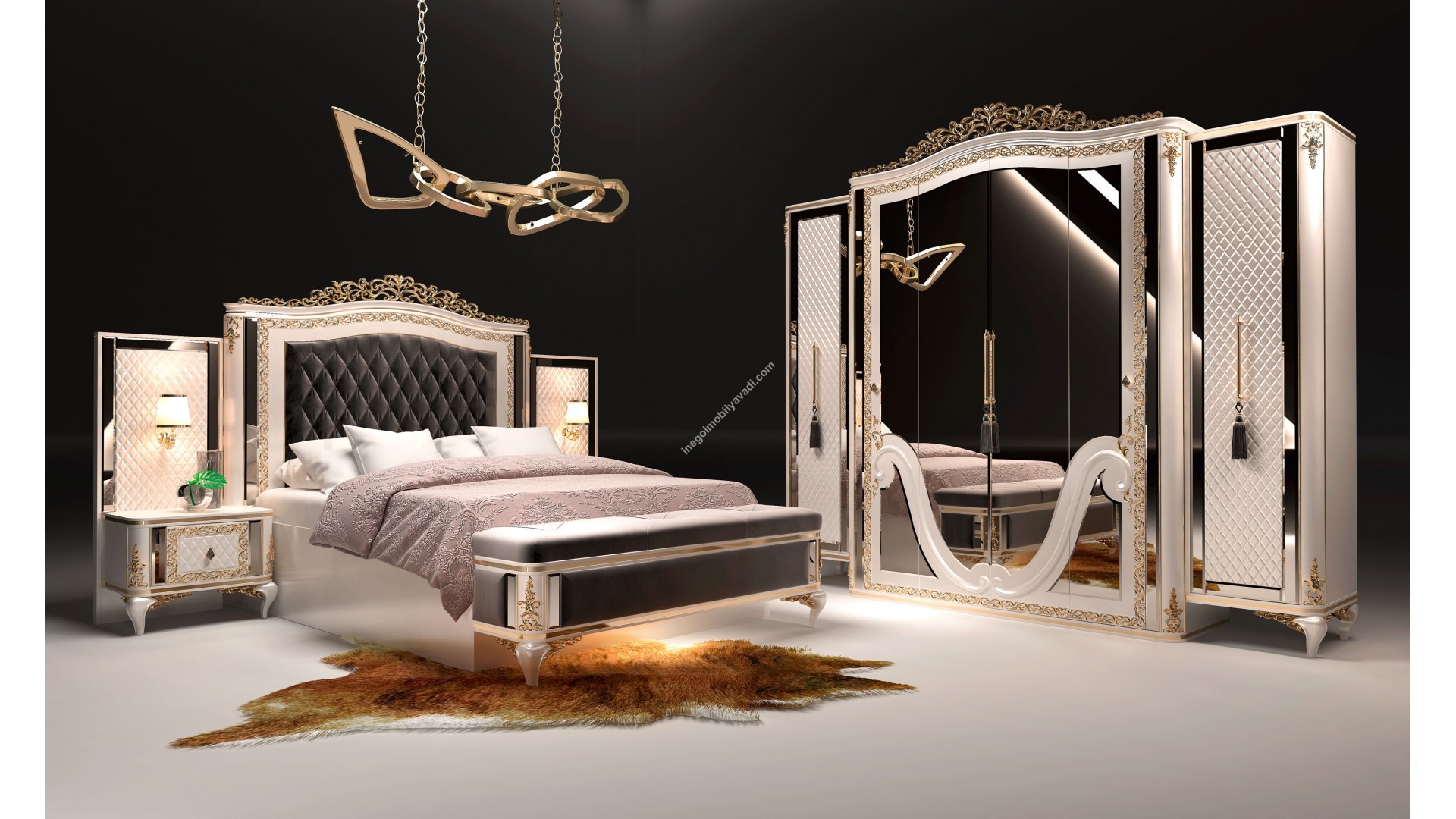 inegöl mobilya İnegöl Pırlanta Avangarde Yatak Odası Takımı 